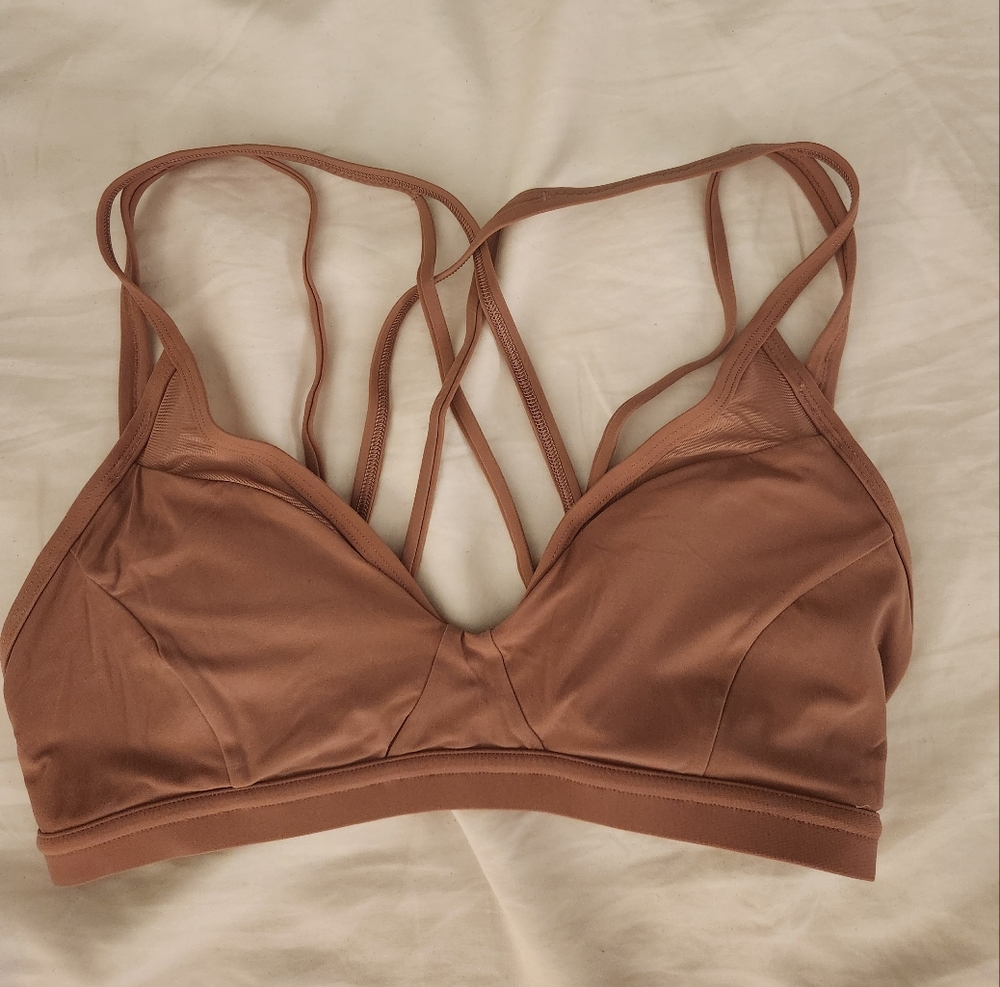 Lululemon Athletica Dusty Rose Strappy Bra